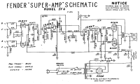 Fender Super-5F4 - Schematic 